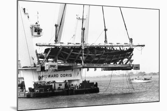 Reclaming Mary Rose Ship-null-Mounted Photographic Print