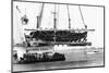 Reclaming Mary Rose Ship-null-Mounted Photographic Print