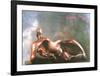 Reclined Woman with Child-Henry Moore-Framed Art Print