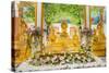 Reclining Buddha and Other Statues-Andrew Stewart-Stretched Canvas