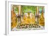 Reclining Buddha and Other Statues-Andrew Stewart-Framed Photographic Print