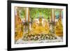 Reclining Buddha and Other Statues-Andrew Stewart-Framed Photographic Print