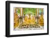 Reclining Buddha and Other Statues-Andrew Stewart-Framed Premium Photographic Print