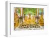 Reclining Buddha and Other Statues-Andrew Stewart-Framed Premium Photographic Print