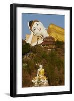 Reclining Buddha, Bodhi Tataung, Monywa, Sagaing Division, Myanmar (Burma), Asia-Tuul-Framed Photographic Print