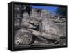 Reclining Buddha, Gal Vihara, Polonnaruwa, Unesco World Heritage Site, Sri Lanka-David Poole-Framed Stretched Canvas