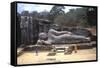 Reclining Buddha, Gal Vihare, Sri Lanka-null-Framed Stretched Canvas