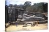 Reclining Buddha, Gal Vihare, Sri Lanka-null-Stretched Canvas