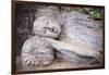 Reclining Buddha in Nirvana at Gal Vihara Rock Temple-Matthew Williams-Ellis-Framed Photographic Print