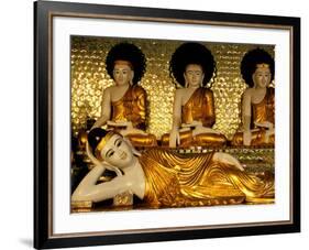 Reclining Buddha, Shwedagon Pagoda, Yangon, Myanmar-Inger Hogstrom-Framed Photographic Print