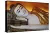 Reclining Buddha, Shwethalyaung, Bago (Pegu), Myanmar (Burma), Asia-Tuul-Stretched Canvas