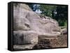 Reclining Buddha Statue, Buddha Entering Nirvana, Polonnaruwa, Sri Lanka-J P De Manne-Framed Stretched Canvas