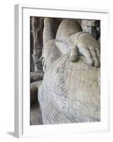 Reclining Buddha Statue, Gal Vihara, Polonnaruwa (UNESCO World Heritage Site), North Central Provin-Ian Trower-Framed Photographic Print