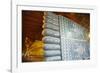 Reclining Buddha, Wat Pho (Wat Phra Chetuphon), Bangkok, Thailand, Southeast Asia, Asia-null-Framed Photographic Print