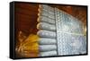 Reclining Buddha, Wat Pho (Wat Phra Chetuphon), Bangkok, Thailand, Southeast Asia, Asia-null-Framed Stretched Canvas