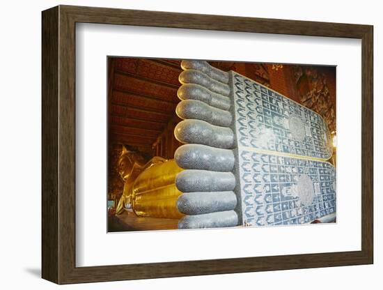 Reclining Buddha, Wat Pho (Wat Phra Chetuphon), Bangkok, Thailand, Southeast Asia, Asia-null-Framed Photographic Print