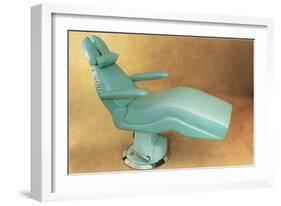 Reclining Dentist's Chair-null-Framed Art Print