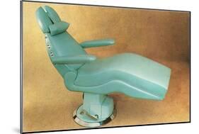 Reclining Dentist's Chair-null-Mounted Art Print