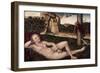 Reclining Diana-Lucas the Elder Cranach-Framed Giclee Print