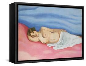 Reclining Female Nude, 1913-Félix Vallotton-Framed Stretched Canvas