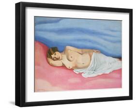 Reclining Female Nude, 1913-Félix Vallotton-Framed Giclee Print