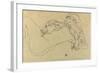 Reclining Female Nude, 1914-Egon Schiele-Framed Giclee Print