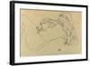 Reclining Female Nude, 1914-Egon Schiele-Framed Giclee Print