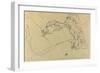 Reclining Female Nude, 1914-Egon Schiele-Framed Giclee Print