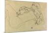 Reclining Female Nude, 1914-Egon Schiele-Mounted Giclee Print