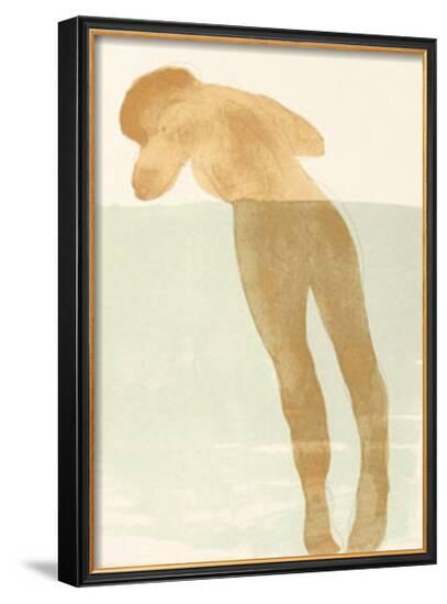 Reclining Female Nude, c.1900-Auguste Rodin-Framed Art Print
