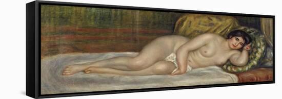 Reclining female nude (Gabrielle). 1903-Pierre-Auguste Renoir-Framed Stretched Canvas