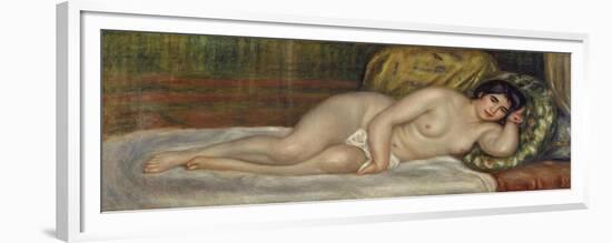 Reclining female nude (Gabrielle). 1903-Pierre-Auguste Renoir-Framed Premium Giclee Print