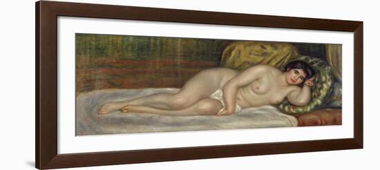 Reclining female nude (Gabrielle). 1903-Pierre-Auguste Renoir-Framed Giclee Print