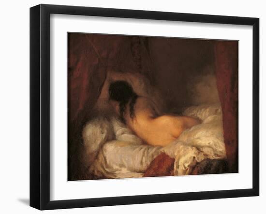 Reclining Female Nude-Jean-François Millet-Framed Giclee Print