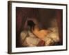 Reclining Female Nude-Jean-François Millet-Framed Giclee Print