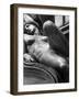 Reclining Figure Sculpted by Michelangelo from His Tomb of the Medici-Alfred Eisenstaedt-Framed Photographic Print