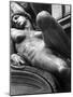 Reclining Figure Sculpted by Michelangelo from His Tomb of the Medici-Alfred Eisenstaedt-Mounted Photographic Print