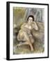 Reclining Girl, 1925-Jules Pascin-Framed Giclee Print