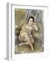 Reclining Girl, 1925-Jules Pascin-Framed Giclee Print