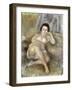 Reclining Girl (Jeune Femme Couchée), 1925-Jules Pascin-Framed Giclee Print