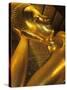 Reclining Gold Buddha at Grand Palace, Bangkok, Thailand-Bill Bachmann-Stretched Canvas