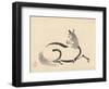 Reclining Horse-null-Framed Art Print