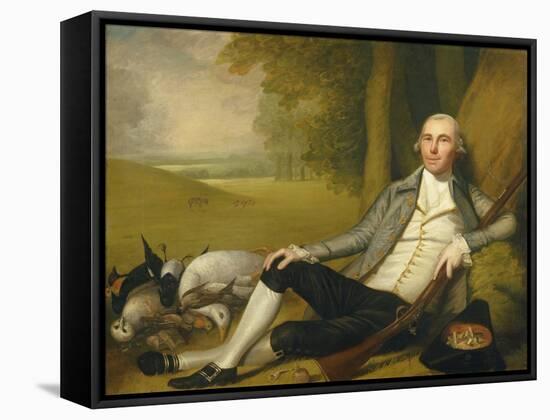Reclining Hunter, 1783-84 (Oil on Canvas)-Ralph Earl-Framed Stretched Canvas