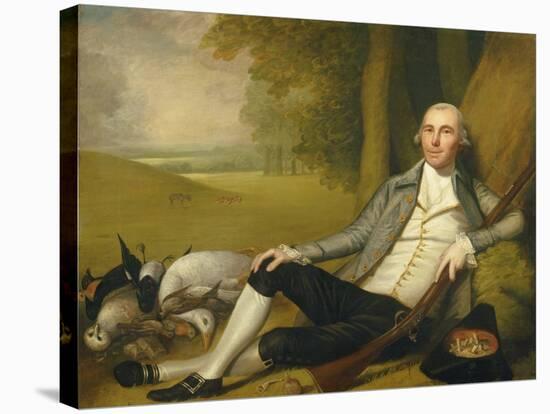 Reclining Hunter, 1783-84 (Oil on Canvas)-Ralph Earl-Stretched Canvas