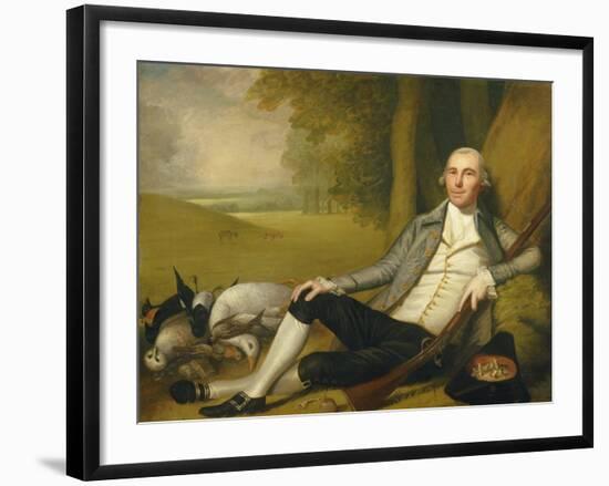Reclining Hunter, 1783-84 (Oil on Canvas)-Ralph Earl-Framed Giclee Print