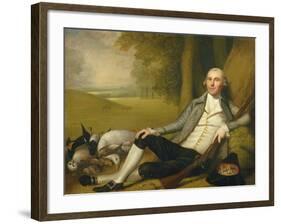 Reclining Hunter, 1783-84 (Oil on Canvas)-Ralph Earl-Framed Giclee Print