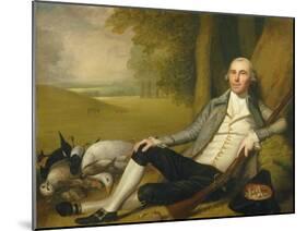 Reclining Hunter, 1783-84 (Oil on Canvas)-Ralph Earl-Mounted Giclee Print