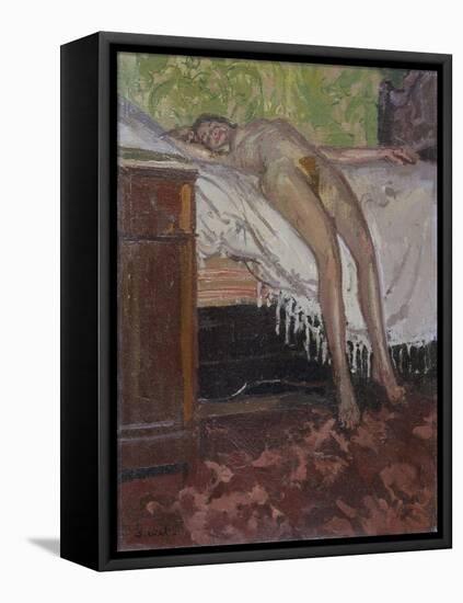 Reclining Nude , 1906-Walter Richard Sickert-Framed Stretched Canvas