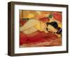 Reclining Nude, 1912-Edvard Munch-Framed Giclee Print