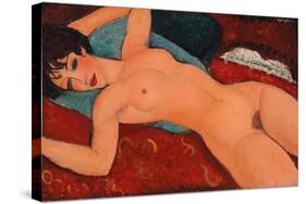 Reclining nude, 1917-18-Amedeo Modigliani-Stretched Canvas